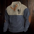 thumbnail image 1 of Chandail Sans Capuche pour Homme à Manches Longues, Col Ras du Cou, Chandail à Enfiler pour un Confort et un Style Quotidiens avec une Ambiance Mode Urbaine Décontractée, 1 of 4