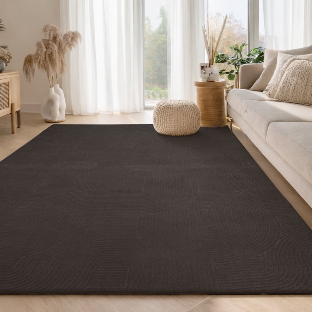 Tapis de Couloir Elion Lavable A la Machine Contemporain/Moderne pour Salon, Chambre, Salle Manger, Entrée, et Plus Encore.
