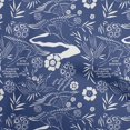 thumbnail image 1 of oneOone Cotton Poplin Blue Fabric Asian Japanese Pattern Dress Material Fabric Print Fabric By The Yard 56 Inch Wide, 1 of 4