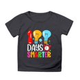 thumbnail image 4 of PMVFHDE Jolis Hauts Hauts pour Fille 2025 Robe T-Shirt pour Filles Hauts d'Été pour Filles 2025 Hauts de Maillots de Bain pour Filles Mode Garçon et Fille Décontracté Imprimé Col Rond Ample T-Shirt à Manches Courtes Haut Noir,10-11 Ans, 4 of 4