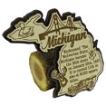 thumbnail image 5 of USA Michigan State Map Wooden Magnet Souvenir Fridge Magnet Gift, 5 of 5