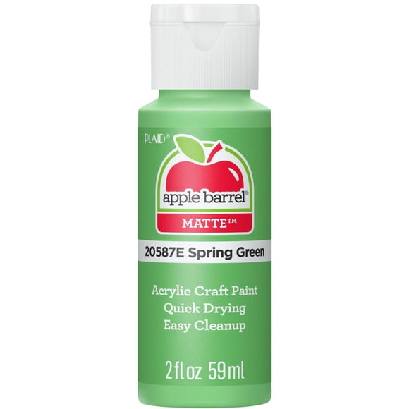Apple Barrel Colors Matte Acrylic Craft Paint, 2 fl. oz., Spring Green