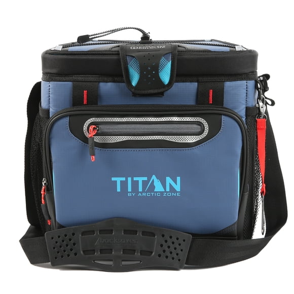 Titan by Arctic Zone 24 Can/13 L Zipperless Soft Cooler - Ocean Trench