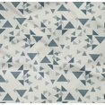 thumbnail image 5 of oneOone Organic Cotton Poplin Twill Fabric Triangle Geometric Print Fabric BTY 42 Inch Wide, 5 of 5