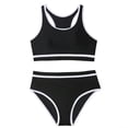 thumbnail image 1 of AWZXDE Swimsuit For Girls High Waist Two Piece Bikini Set With Cover Up For Ages 5-13 Years, 1 of 5