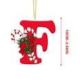 thumbnail image 2 of Vaidha 26 Letters Christmas Tree Decoration Pendant Christmas Tree Ornaments Personalized DIY Christmas Ornaments Christmas Decoration Xmas Tree Hanging Decor, 2 of 3