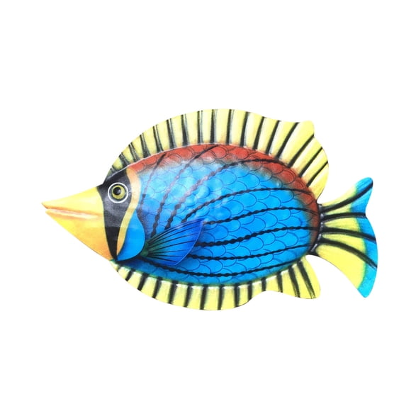 Kcavykas Mother's Day Gifts, Home DecorationsFish Metal Art Wall Decoration Living Room Bedroom Home Decoration