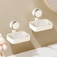 thumbnail image 4 of Plastic Storage Box,Suction Cup Wall Mounted Soap Box - No Punch Bathroom Soap Storage Rack for Household, 4 of 6