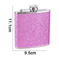 thumbnail image 2 of Flacon en Acier Inoxydable avec Paillettes Colorées - Stocke 6 Onces, 2 of 5