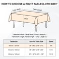 thumbnail image 3 of Uxcell 150x300cm Rectangle Tablecloth, Thickened Polyester Table Cloth Black, 3 of 7