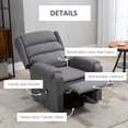 thumbnail image 4 of HOMCOM Power Lift Recliner Chair for Elderly Reclining Chair with Pockets, 4 of 9