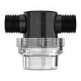thumbnail image 1 of Siruishop RV Trailer Pump Filter Compact Water Purifier for Trailer Marine Garden Hose 20mm Male, 1 of 8