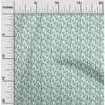 thumbnail image 2 of oneOone Tissu Flex Coton Vert Mer Cactus Matériel de Robe Tissu Imprimé Tissu au Mètre 40 Pouces de Large, 2 of 5
