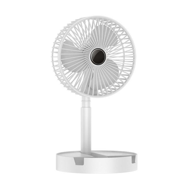 Folding Telescopic Desktop Fan Portable 3 Gear Adjustable Low Noise Summer Fan