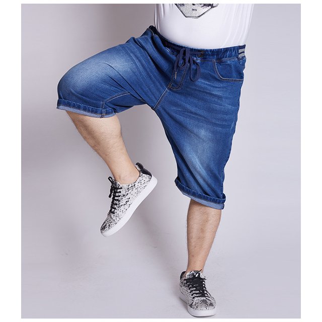 REDHOTYPE Shorts pour Hommes Grande Taille Confort Flex Short en Denim