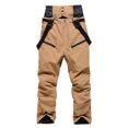 thumbnail image 1 of Tidyack,Insulated Ski Pants, Windproof Snowboard Pants, Waterproof Breathable, Men's Large Size, Dual-Layer Design, For Skiing Snowboarding, High-Performance Outdoors Gear, Durable Nylon Lining,, 1 of 9
