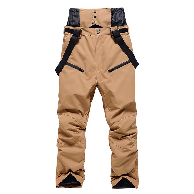 Tidyack,Insulated Ski Pants, Windproof Snowboard Pants, Waterproof Breathable, Men's Large Size, Dual-Layer Design, For Skiing Snowboarding, High-Performance Outdoors Gear, Durable Nylon Lining,