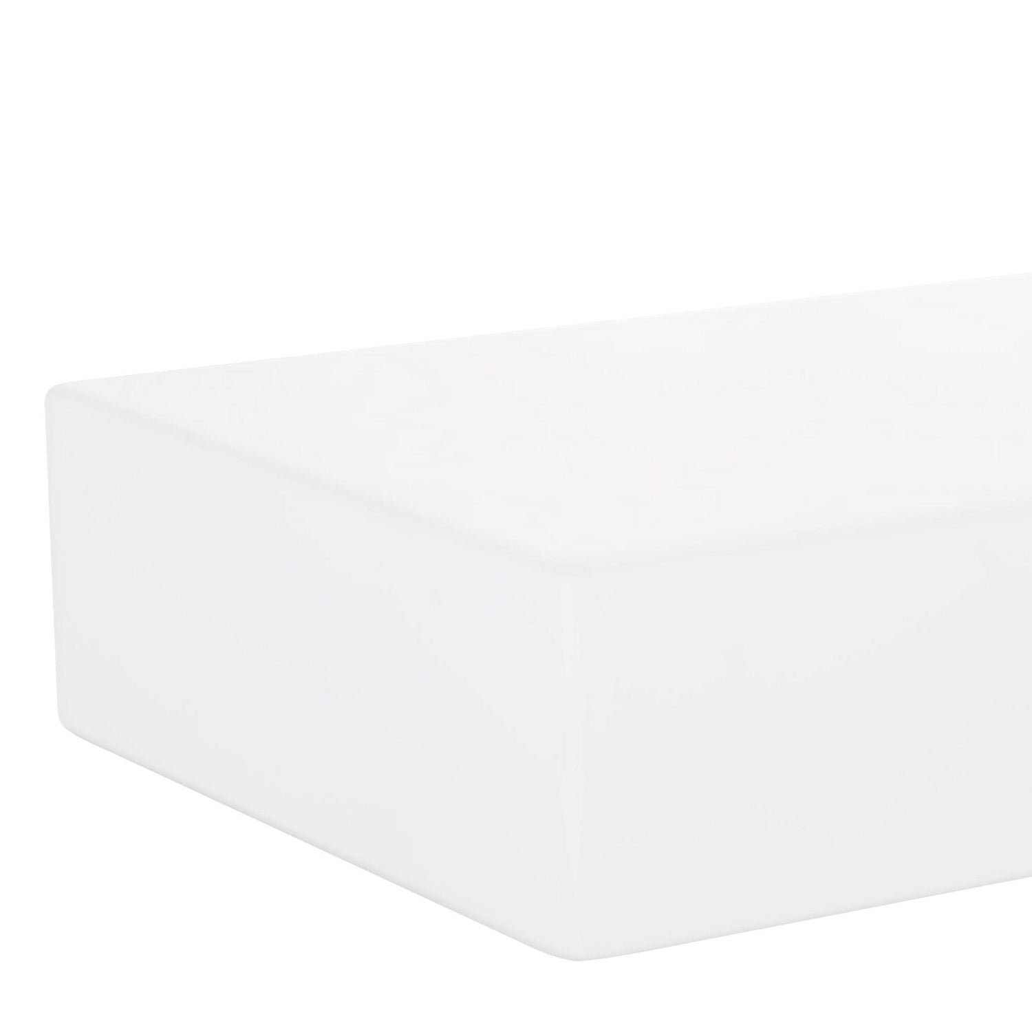 Kiera Grace Set of Three Classic Wooden Maine Floating Wall Shelves, 12"L, White