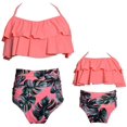 thumbnail image 1 of Girls Swimsuit High Waisted Two Pieces Bikini Set Swimwear Bathing Suits, 1 of 7