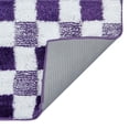 thumbnail image 4 of Tapis de bain Mainstays Kids Collection Chat Quadrillé Mauve Antidérapant, 17" x 24", 4 of 5
