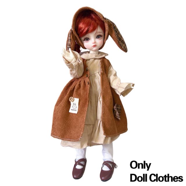 Vêtements de Poupée 30cm, Ensemble de Tenue de Poupée BJD Multistyles Dessin Animé 1/6, Cadeau Robe Mini Poupée DIY pour C2K8