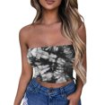 thumbnail image 1 of Tube Tops, Womens Printed Strapless Yoga Exercise Chest Wrap Pullover, 1 of 4