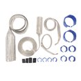 thumbnail image 2 of Radiator Hose Sleeve Stainless Steel Dress Up Hose Cover Kit Universal Radiator Hose Sleeving Set Extreme Heat Resistant for Vehicle, 2 of 7