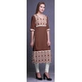 thumbnail image 3 of Bimba Kurtis Droits à Panneaux pour Femmes Robe Kurti Longue Haut Indien Imprimé, 3 of 5