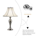 thumbnail image 3 of Miangastore Lamp Finials Unique Lamp Finials Zinc Alloy 2Pcs 1.2X0.85X0.85In, 3 of 9
