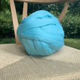 thumbnail image 1 of Namzi 250g Wool Roving Yarn, Fiber Roving Wool Top, Wool Felting Supplies, Pure Wool, Chunky Yarn, Spinning Wool Roving for Needle Felting Wet Felting DIY Hand Spinning ,Blue, 1 of 4