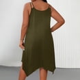 thumbnail image 4 of Ounisa Robe Camisole Midi Fluide Sans Manches à Encolure Dégagée et Ourlet Asymétrique pour Femme Grande Taille, 4 of 8