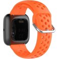 thumbnail image 1 of KOMI Band Compatible with Fitbit Versa 2 Watch,Soft Silicone Replacement Strap for Fitbit Versa/Versa Lite/SE Smart Fitness Watch Orange, 1 of 5