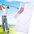 thumbnail image 1 of WHEANG Color Stripe Towel Dark Woven Stripes Absorbent & Non Shedding Club Towel For Sports Soft, 1 of 5
