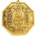 thumbnail image 3 of Chinese Feng Shui Brass Convex Bagua Mirror 4.5 inch, 3 of 10