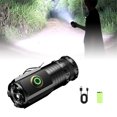 thumbnail image 2 of Mini flashlight super power flash, LED mini cap light, super bright small handheld pen light, mini rechargeable flashlight, suitable for maintenance/night outdoor/gathering/camping/emergency situation, 2 of 11