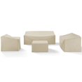 thumbnail image 4 of Crosley Brands MO75011-TA 4 Piece Sectional Cover Set, Tan, 4 of 9