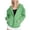 BB-Green, variant on QATAINLAV Womens Zip Up Hoodies Long Sleeve Oversized Solid Fleece Jacket Fall Fashion Hooded Sweatshirts Coats with Pockets, Pink, M