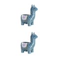 thumbnail image 3 of Wweixi 1/2/3 Animal Shape Pots Durable Materials For In Garden For Small Spaces Eco-friendly Alpaca blue 2PCS, 3 of 6