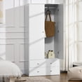 thumbnail image 2 of HOMCOM Garde-Robe Placard, Armoire avec Tiroirs et Tringle pour Chambre, 2 of 10