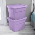 thumbnail image 3 of Sterilite 68L Tote- Lilac, 3 of 3