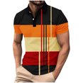 thumbnail image 2 of Weiqiqre T-Shirts Chemises pour Hommes T-Shirt à Manches Courtes à Blocs de Couleur Col Rond Chandail Décontracté Basique Chemises, 2 of 4