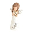 thumbnail image 2 of Zenithome Statue Commémorative d'Ange en Résine de 3,9 Pouces, Figurine Sculptée Peinte à la Main pour la Déco de la Maison, Cadeau pour la Fête des Mères, l'Amitié, la Guérison et l'Encouragement, 2 of 6