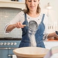 thumbnail image 4 of EGNMCR Kitchen Gadgets, Kitchen Accessories, Kitchen Utensils, Kitchen Tool 304 Strainer Stainless Steel Kitchen Gadget Wooden handle strainer, 4 of 6
