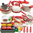 thumbnail image 2 of EGNMCR Children Play House Kitchen Small Toy Set Of Cutting Vegetables Cooking Cooking Baby Cutting Fruit Boys And Girls Simulated Kitchen Utensils Play Kitchen, 2 of 4