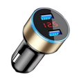 thumbnail image 2 of Car Charger 3.1A 12/24V Quick Charge Dual USB Port LED Voltage Display, 2 of 12