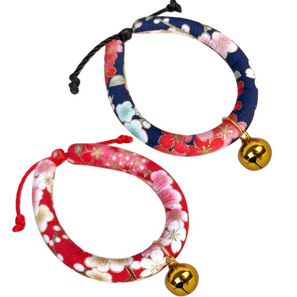 2PCS Cat Collar Decorative Fashion Creative Bell Charm Pet Collar Pet Supplies