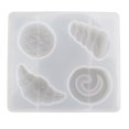 thumbnail image 3 of Fondant Cake Silicone , Easy Demoulding Easy To Clean 4 Cute Shapes White Silicone Fondant  Silicone Material  For Chocolates For Candies For Ice Cubes, 3 of 8