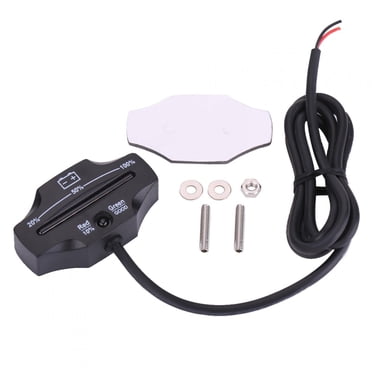 Compteur de Batterie à DEL 12V 24V, Jauge d'Indicateur pour Voitures de Golf, Motocyclette Marine, VTT, Camion