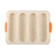 thumbnail image 4 of Silicone French Bread Pan Baguette Baking Tray Non-Stick Loaf Pan for Baking Tool, 4 of 10