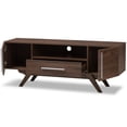 thumbnail image 4 of Bowery Hill 60" TV Stand in Walnut Brown, 4 of 10
